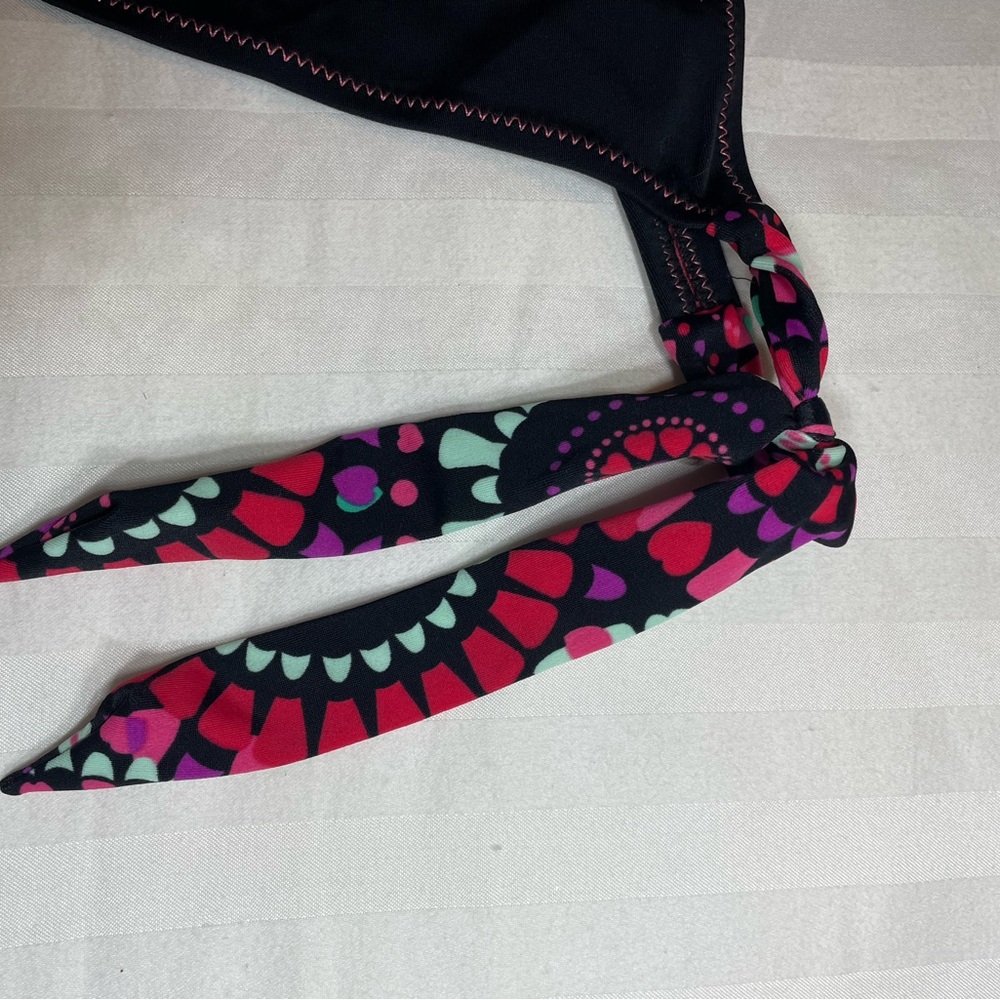 XOXO Black and Red Bikini with Halter Top - Picture 11 of 15